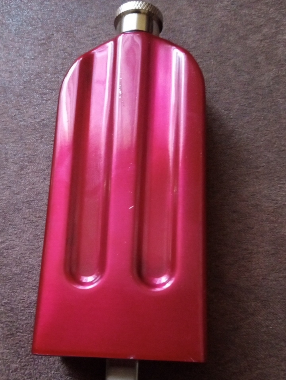 New Hot Pink Metallic Flask with Screw Top